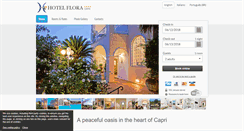 Desktop Screenshot of floracapri.com